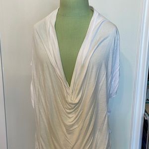 White Low Hung Blouse